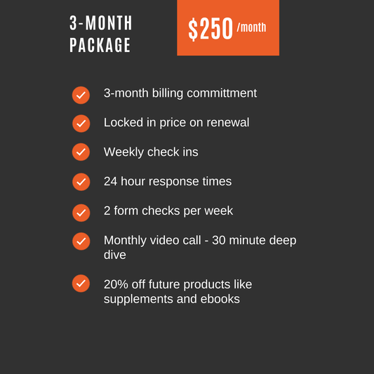 3‑Month Fitness Coaching Package | Lewin Fitness Silver Tier