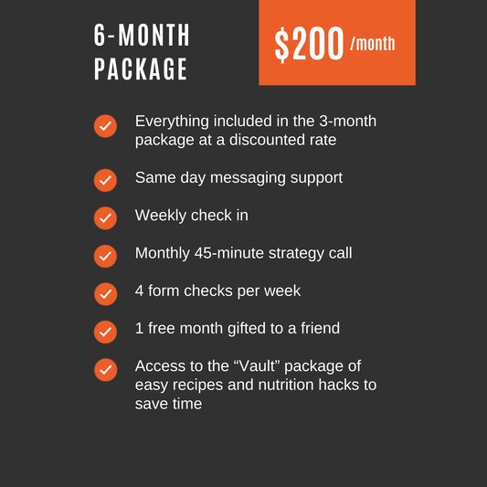 6‑Month VIP Online Fitness Coaching | Lewin Fitness Gold Tier